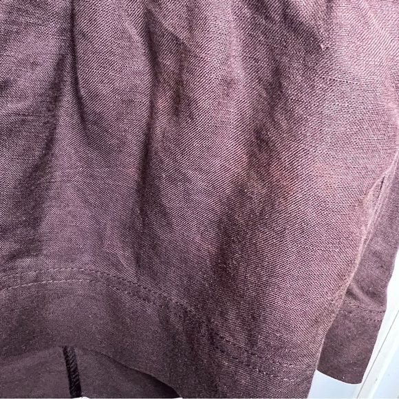 ADDITION Elle Brown Linen Lightweight Jacket Size 2x - Picture 7 of 11